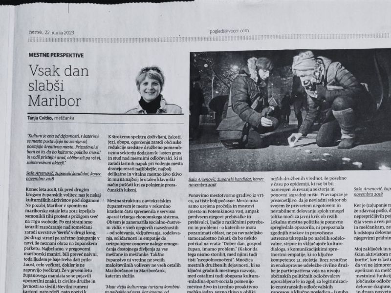 Vsak dan slabši&nbsp;Maribor