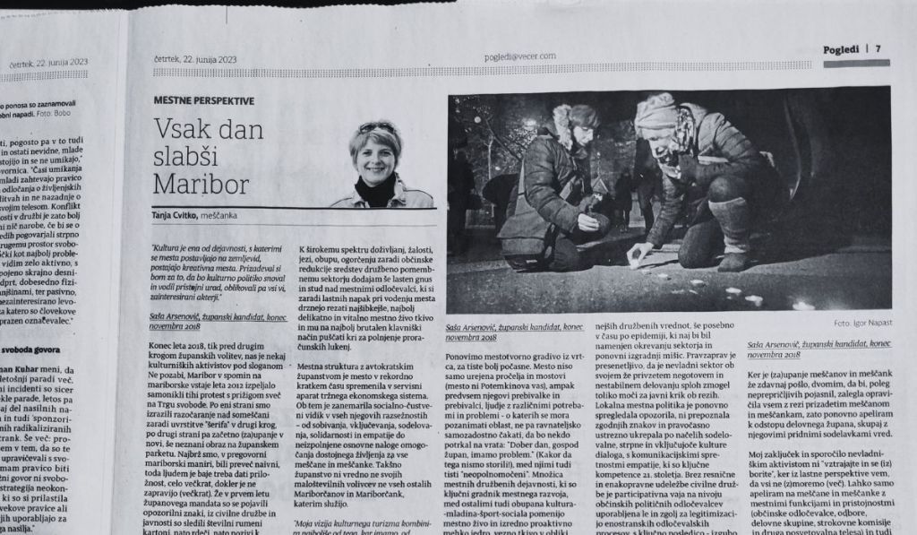 vsak dan slabši maribor