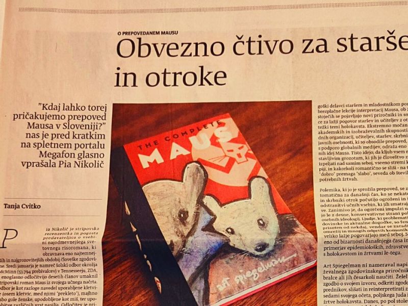 Prepovedani Maus – obvezno čtivo za starše in&nbsp;otroke