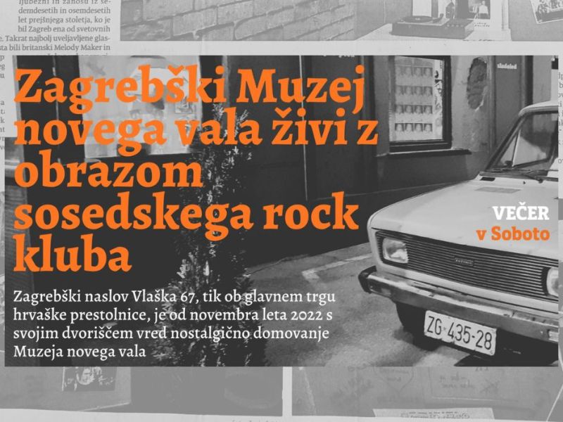 Zagrebški Muzej novega vala živi z obrazom sosedskega rock&nbsp;kluba